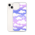 Stylish Cloudy Sky iPhone® Clear Case featuring a flexible design and solid protection for your device.