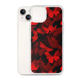 Stylish Butterfly iPhone® Clear Case featuring a vibrant butterfly design, offering premium protection and flexibility.
