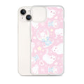 Protect your iPhone® in style with the Snow Kitten iPhone® Clear Case featuring a cute design and flexible sides.