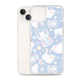 Protect your iPhone® stylishly with the Snow Kitten iPhone® Clear Case, featuring a cute kitten design.