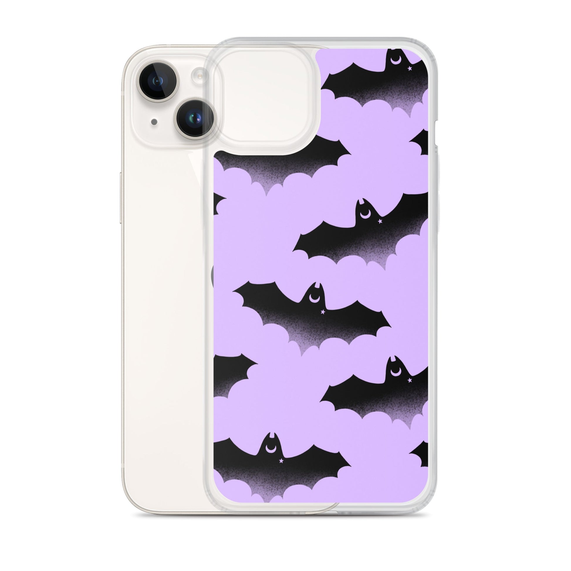 Sleek Morrigan iPhone® Clear Case features a solid back and flexible sides for easy access and protection from scratches.