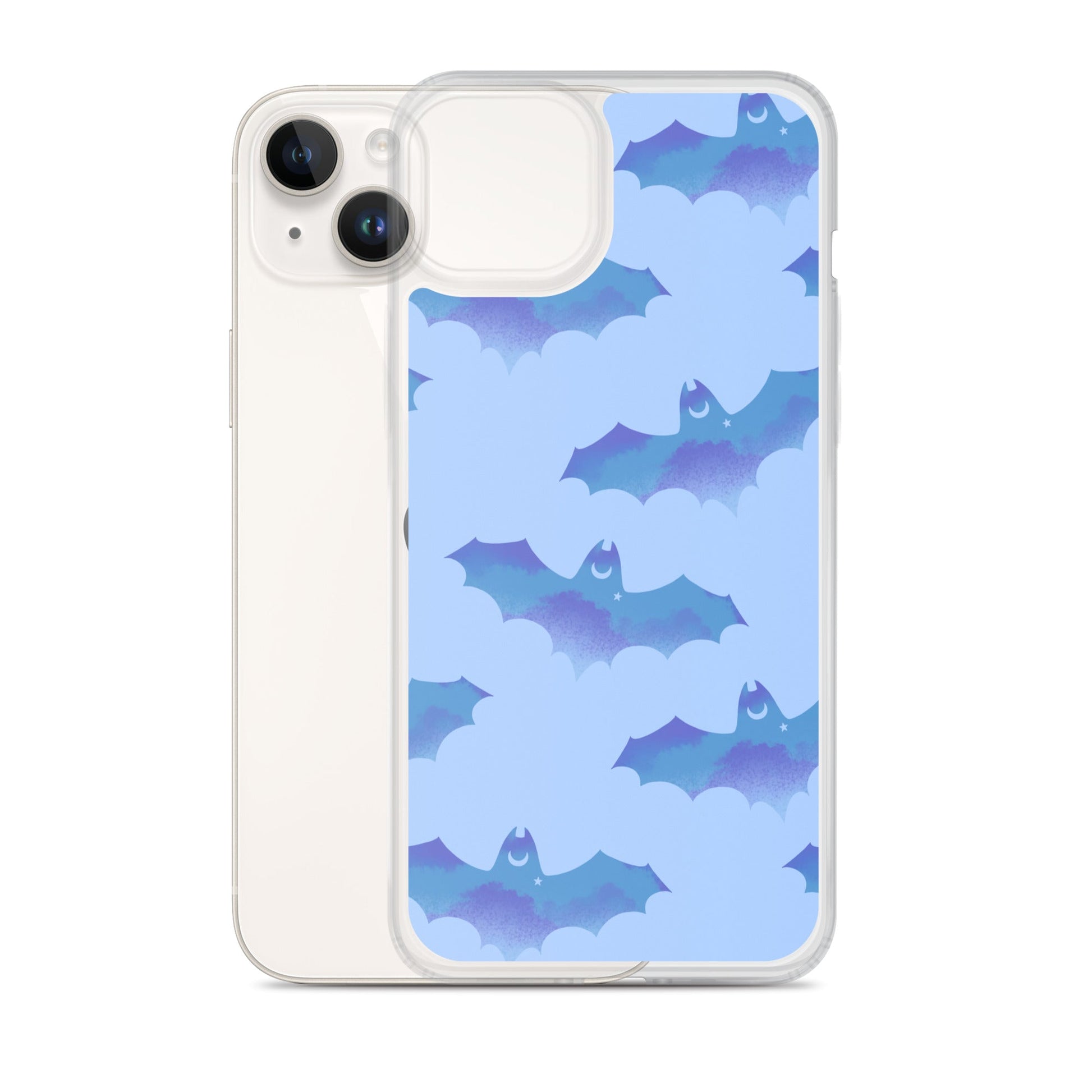 Stylish Lilith iPhone® Clear Case with a solid back and flexible sides, perfect for protecting your device.