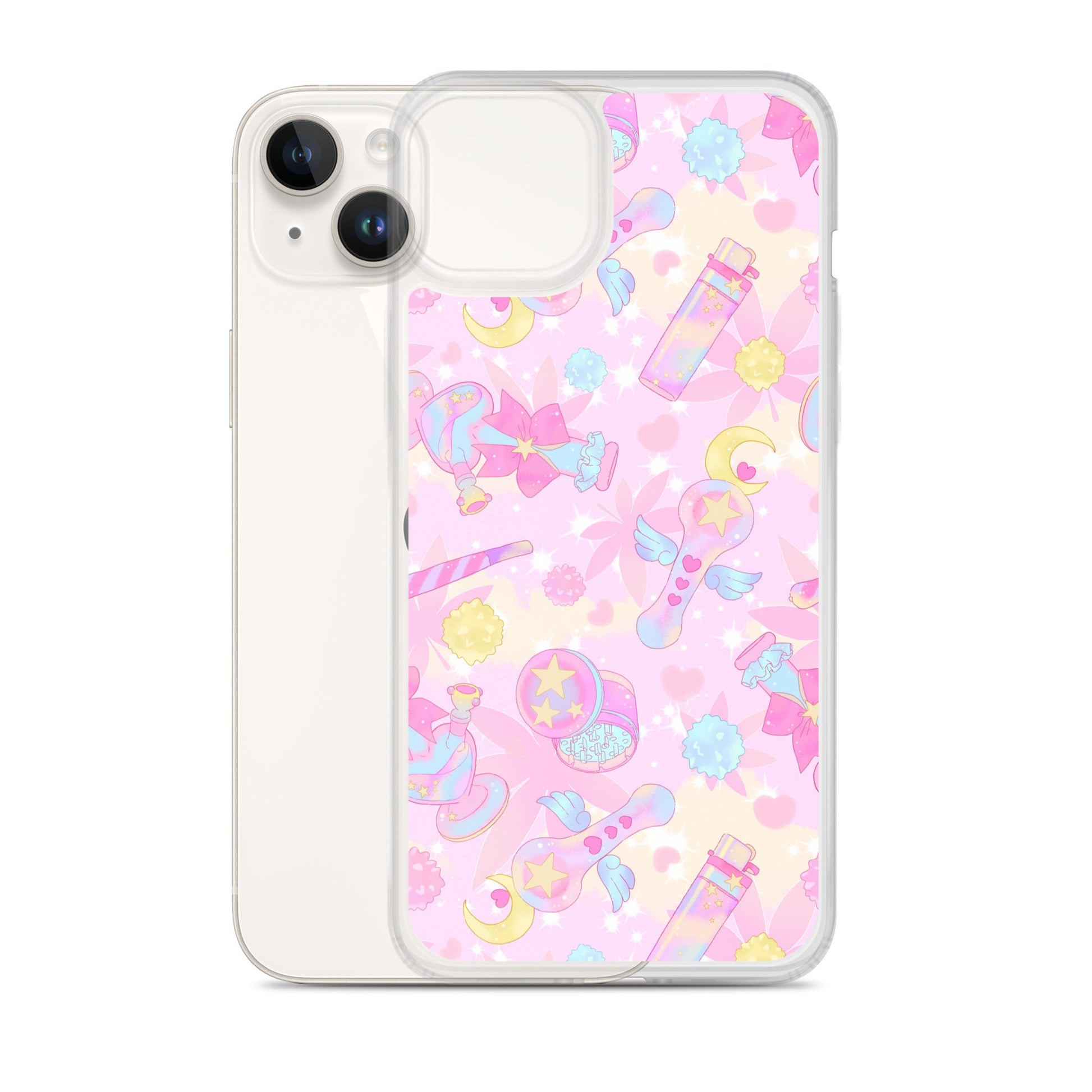 Protect your iPhone® in style with the Indica Magica iPhone® Clear Case, featuring colorful designs and flexible sides.