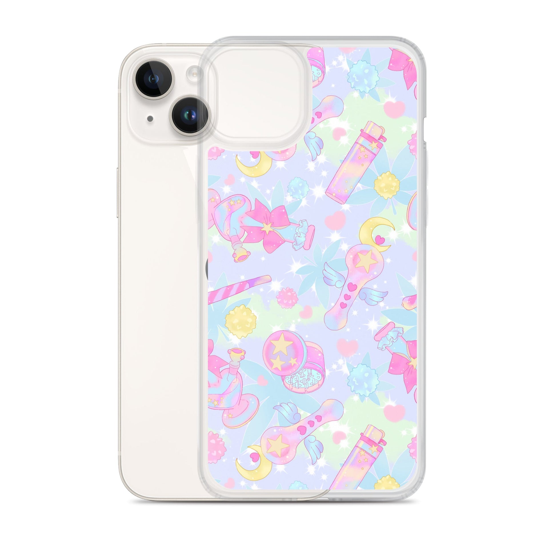 Sleek Indica Magica iPhone® Clear Case offers stylish protection against scratches and dirt with flexible sides.