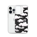 Sleek Cloudy Sky iPhone® Clear Case featuring a flexible design, protecting against scratches and dirt for effortless use.