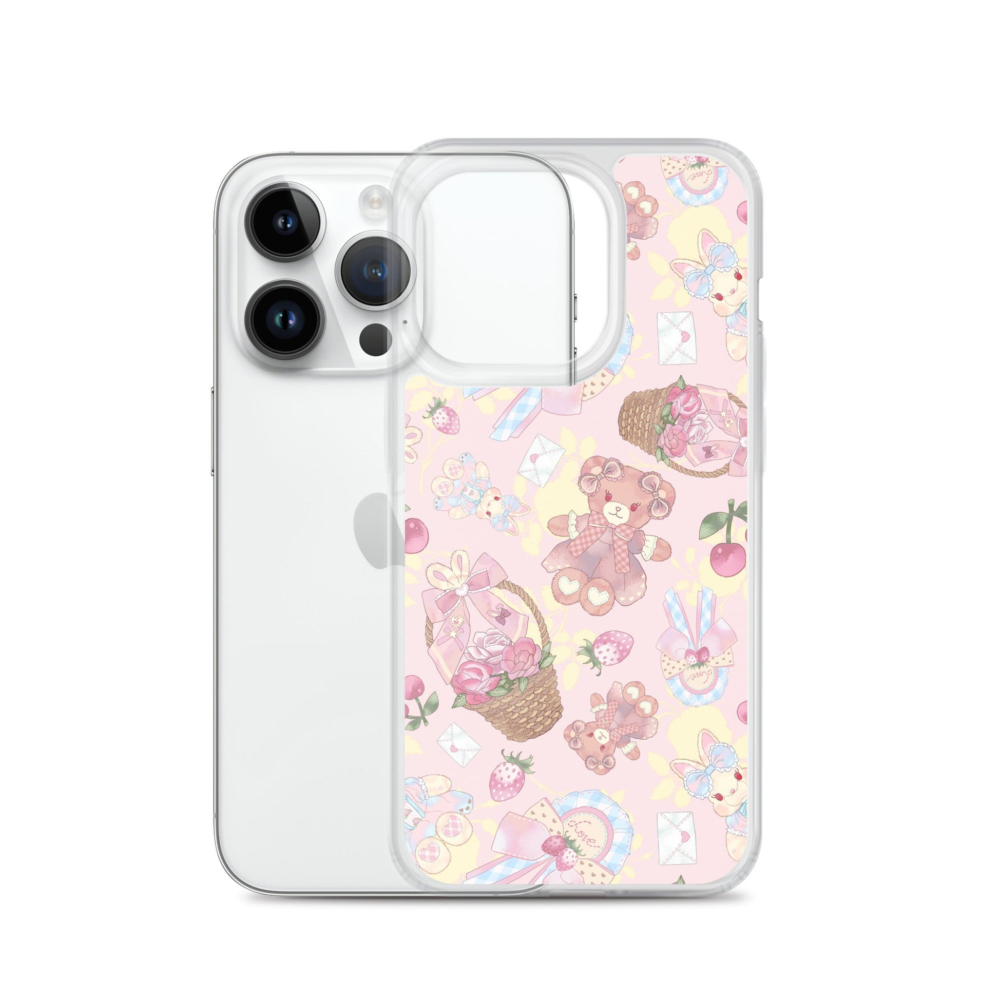 Protect your iPhone® stylishly with the Sweet Teddy iPhone® Clear Case, featuring a fun, adorable design.