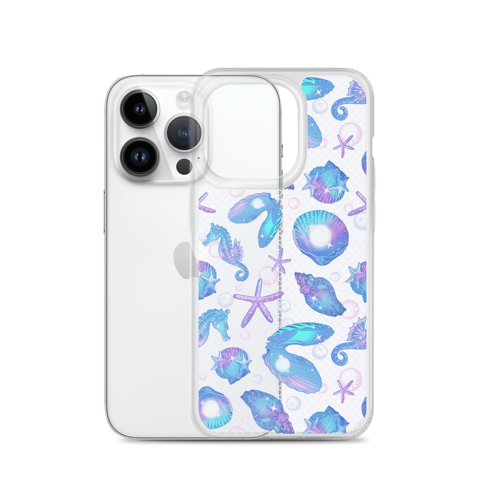 Stylish Sea Princess iPhone® Clear Case offers protection against scratches and dirt with a sleek design.