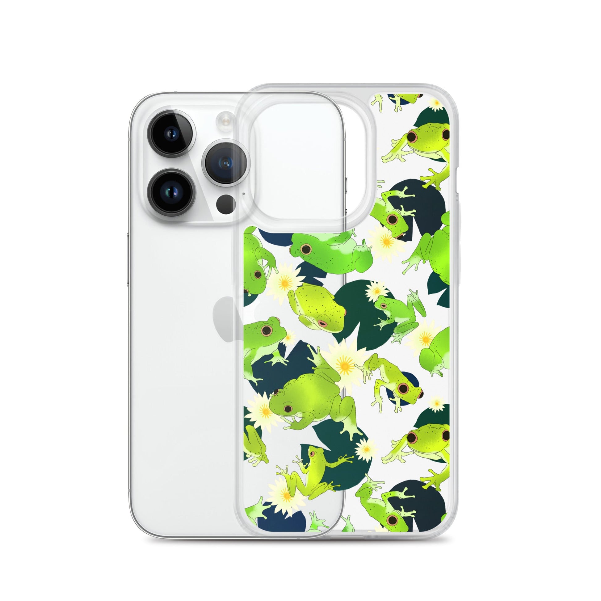 Protect your iPhone® with the Kero-kero iPhone® Clear Case featuring fun frog designs and durable flexibility.
