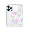 Protect your phone stylishly with the Indica Magica iPhone® Clear Case, featuring a vibrant design and flexible sides.