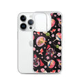 Matsuri iPhone® Clear Case features a vibrant design, offering protection from scratches and easy access to ports.