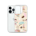 Sleek Parasol Bunny iPhone® Clear Case featuring cute designs, offering protection from scratches and dirt.