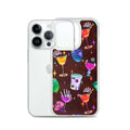 Colorful Monster Party iPhone® Clear Case features festive designs, protecting against scratches and dirt while ensuring style.