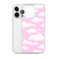 Protect your iPhone® stylishly with the Cloudy Sky iPhone® Clear Case featuring a dreamy, cloud-patterned design.