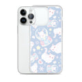 Protect your iPhone® with the stylish Snow Kitten iPhone® Clear Case, featuring a cute, whimsical design.