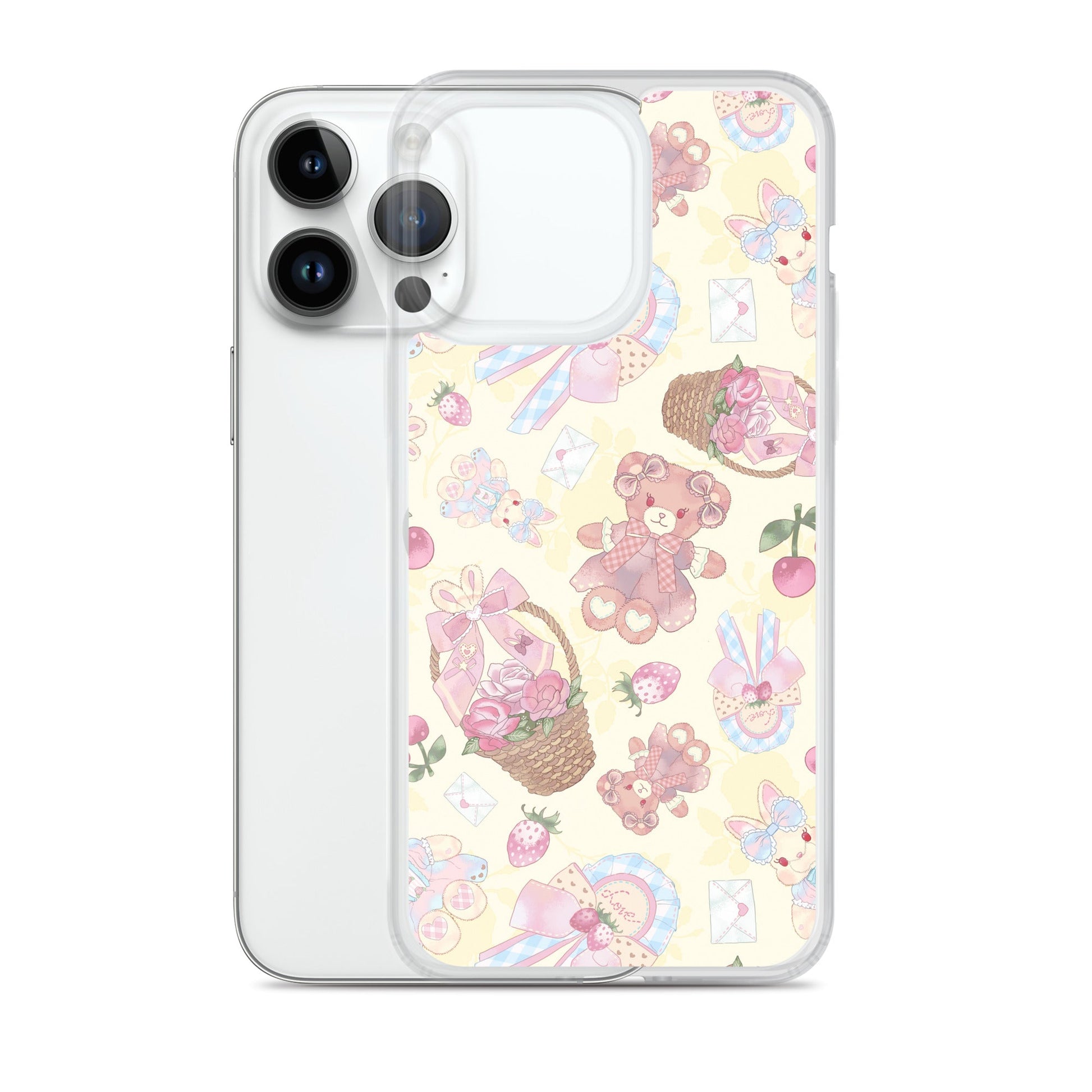 Protect your iPhone® with the Sweet Teddy iPhone® Clear Case featuring a cute design and flexible, durable construction.