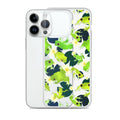 Protect your iPhone® stylishly with the Kero-kero iPhone® Clear Case featuring vibrant frog designs.