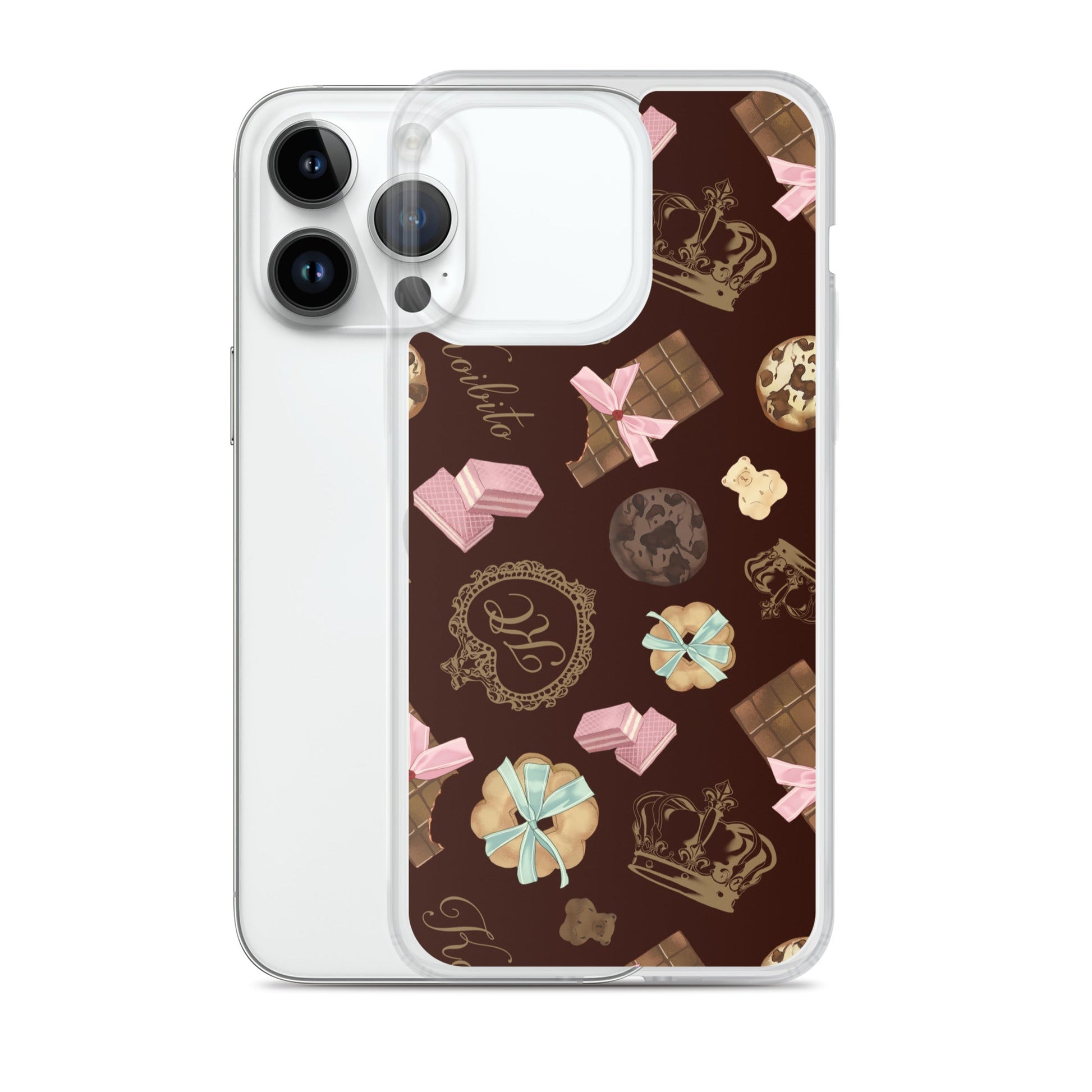 Sleek Royal Cookie iPhone® Clear Case offers stylish protection against scratches, dust, and dirt for your device.