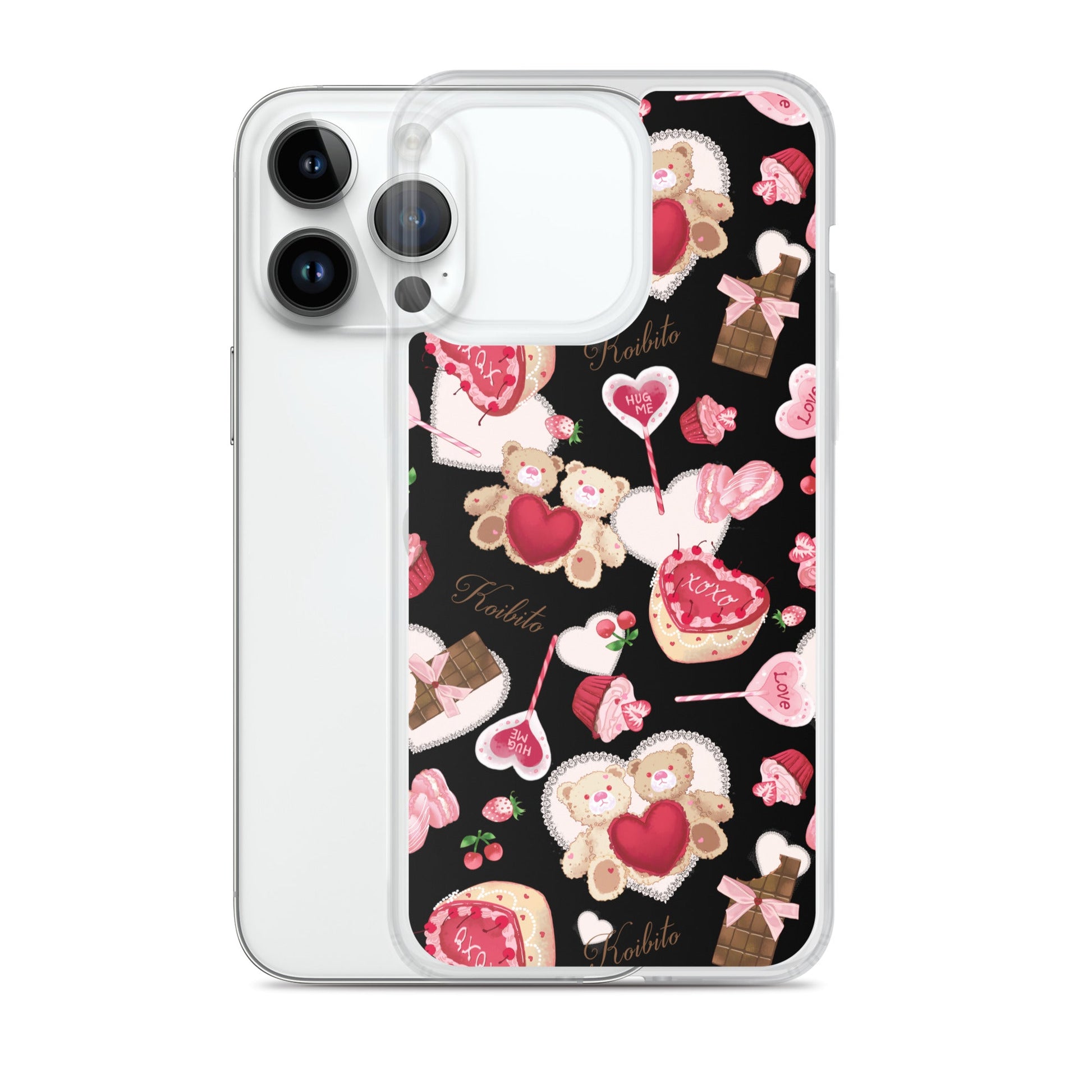 Protect your iPhone® in style with the Sugar Sweetheart iPhone® Clear Case featuring cute, playful designs.