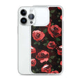 Protect your iPhone® with the stylish Enchanted Rose iPhone® Clear Case, featuring a vibrant rose design.