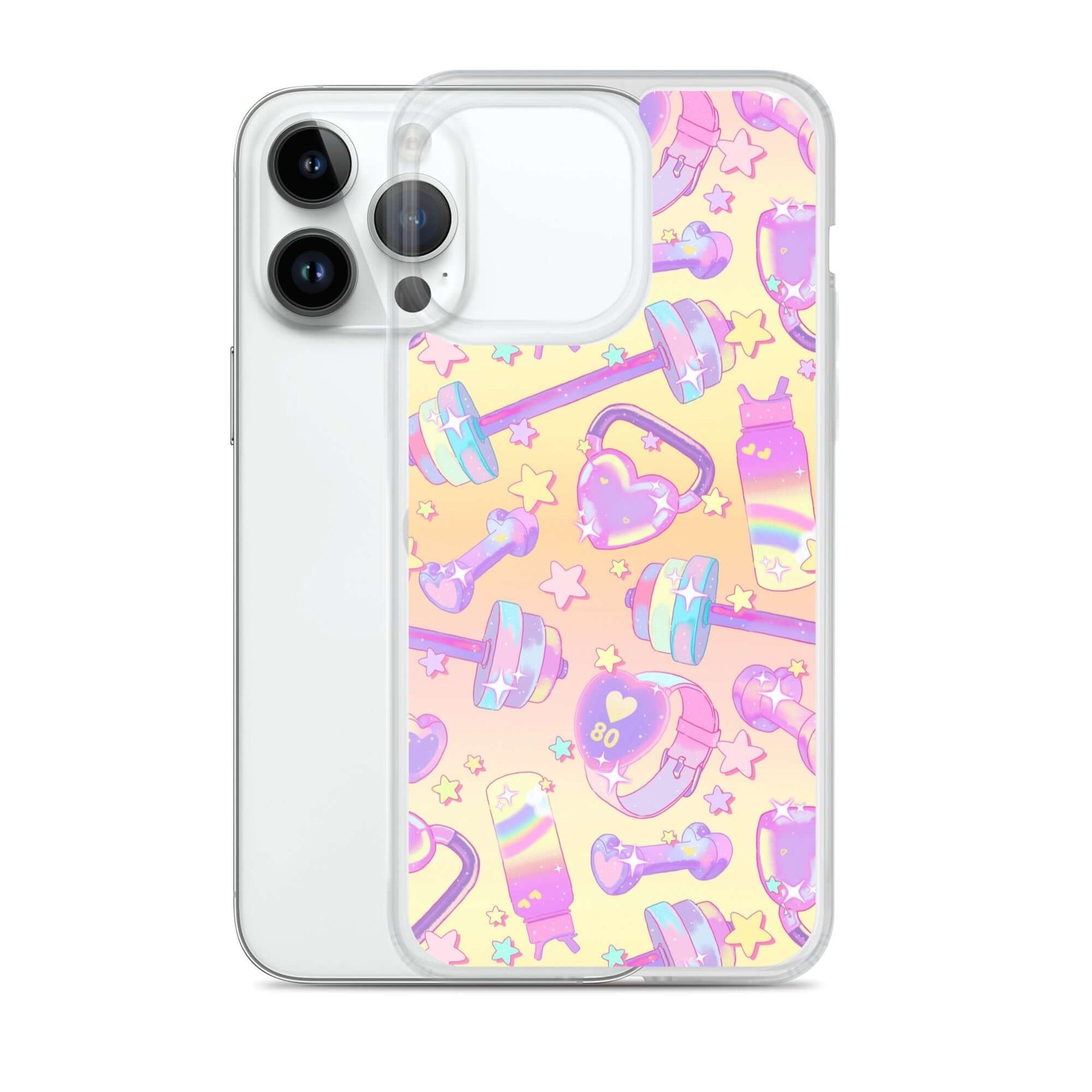 Stylish Glitter Gains iPhone® Clear Case offers protection with a sleek design, perfect for everyday use.