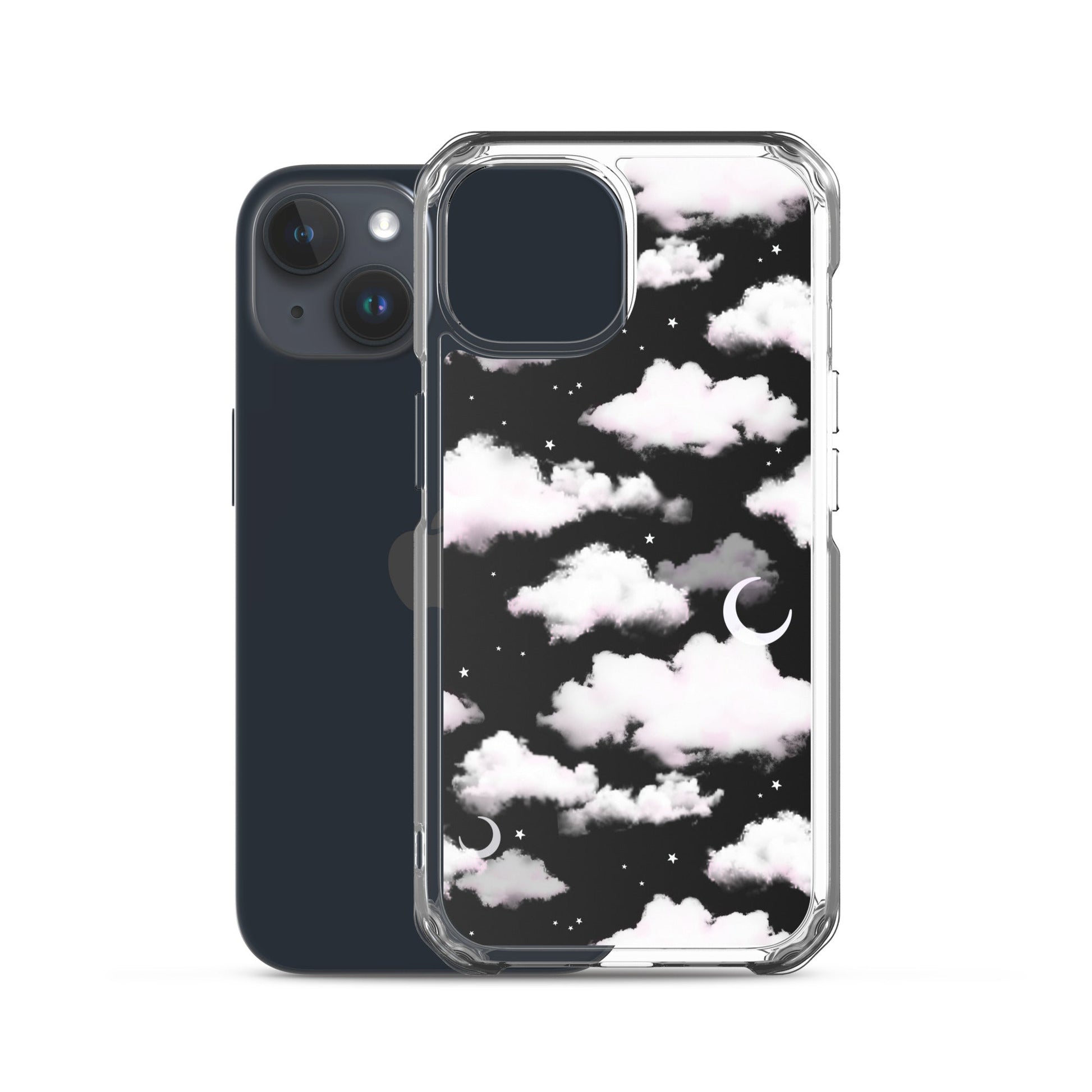 Stylishly protect your phone with the Cloudy Sky iPhone® Clear Case, featuring a unique cloud design and flexible sides.