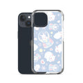 Sleek Snow Bunny iPhone® Clear Case with adorable bunny design, offering protection against scratches and dirt.