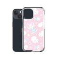 Protect your iPhone® stylishly with the Snow Bunny iPhone® Clear Case, featuring a cute bunny design and flexible sides.