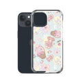 Sweet Teddy iPhone® Clear Case showcases a cute bear design, offering stylish protection for your device.