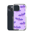 Morrigan iPhone® Clear Case showcasing a sleek design, protecting against scratches and dust with flexible sides.