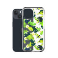 Kero-kero iPhone® Clear Case featuring vibrant frog designs offers stylish protection from scratches and dirt.