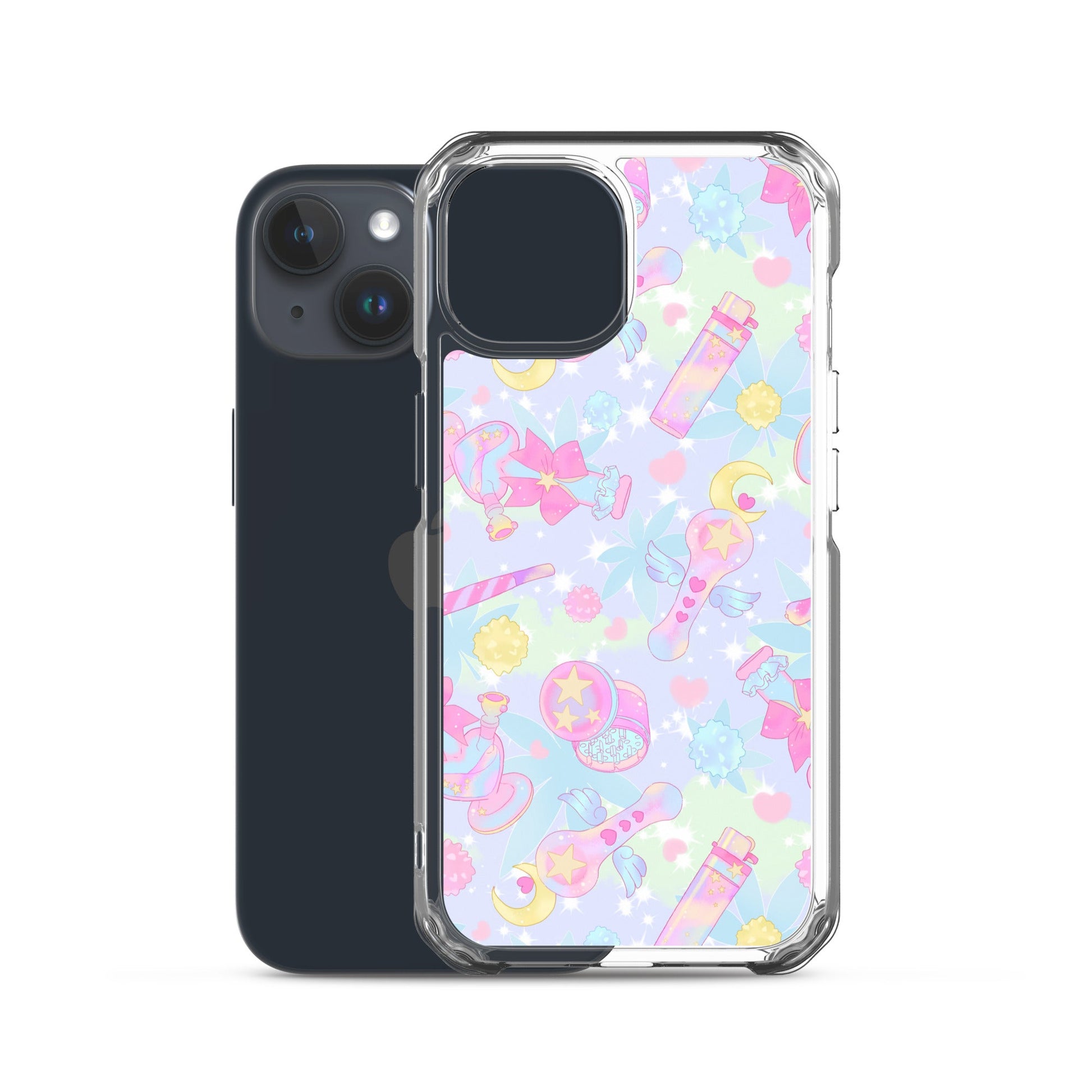 Stylish Indica Magica iPhone® Clear Case offers protection against scratches and dust with a flexible, see-through design.