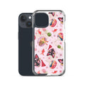 Stylish Matsuri iPhone® Clear Case featuring a colorful design, offering protection from scratches and dirt.