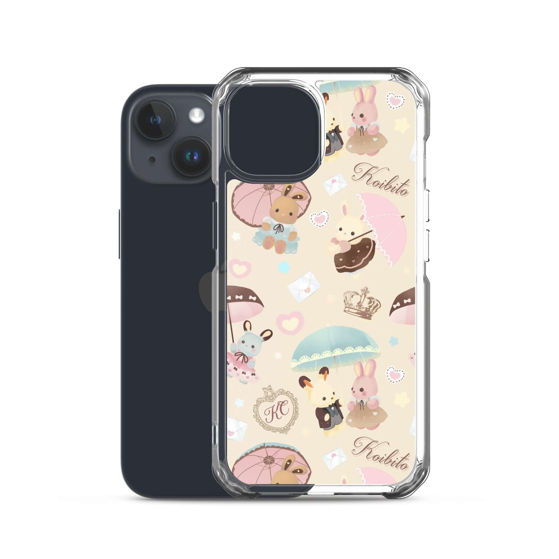 Protect your iPhone® with the stylish Parasol Bunny iPhone® Clear Case, featuring a cute design and durable materials.