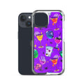 Colorful Monster Party iPhone® Clear Case featuring fun designs, ready to protect your phone from daily wear and tear.