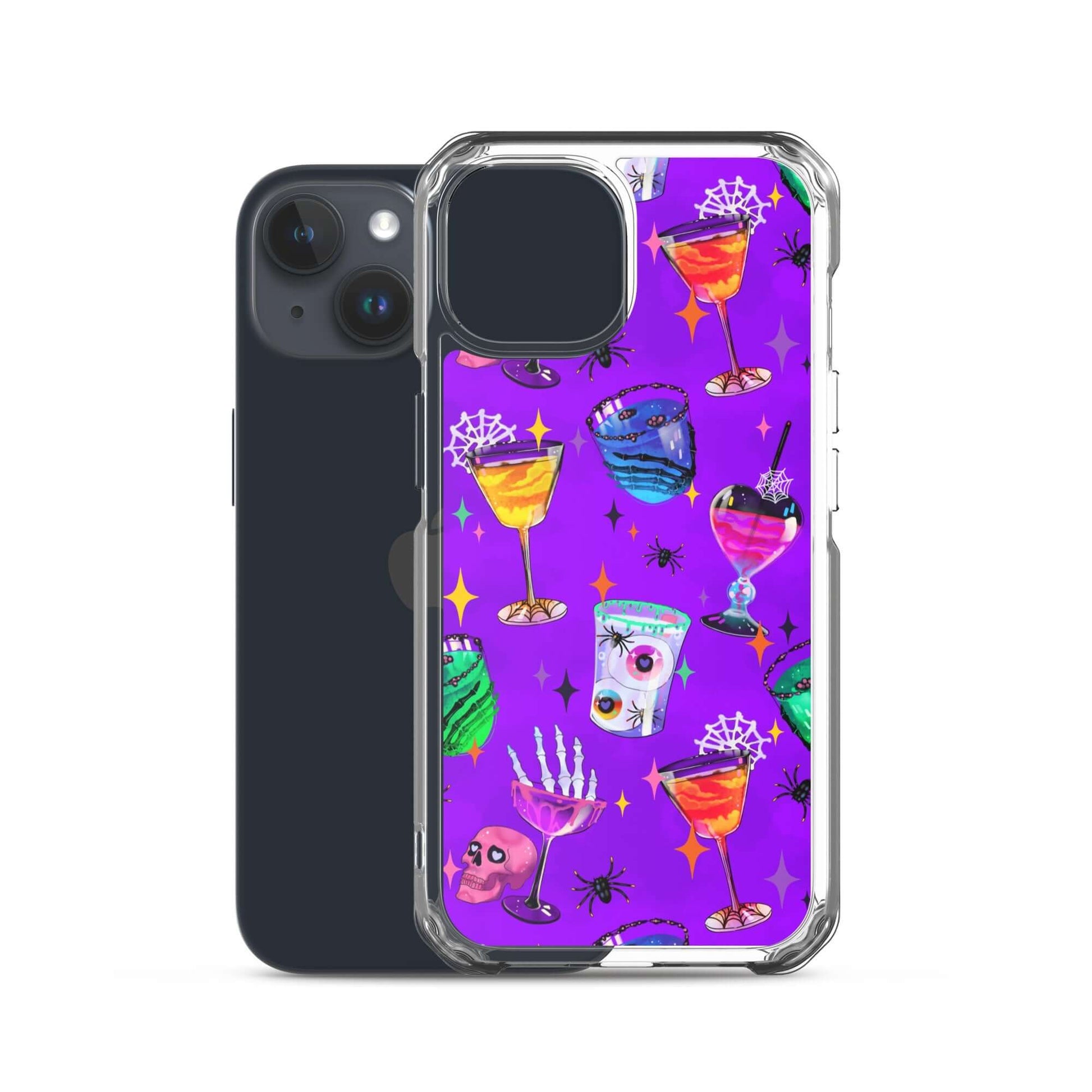 Colorful Monster Party iPhone® Clear Case featuring fun designs, ready to protect your phone from daily wear and tear.