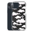 Sleek Cloudy Sky iPhone® Clear Case featuring a solid back and flexible sides for optimal protection and style.