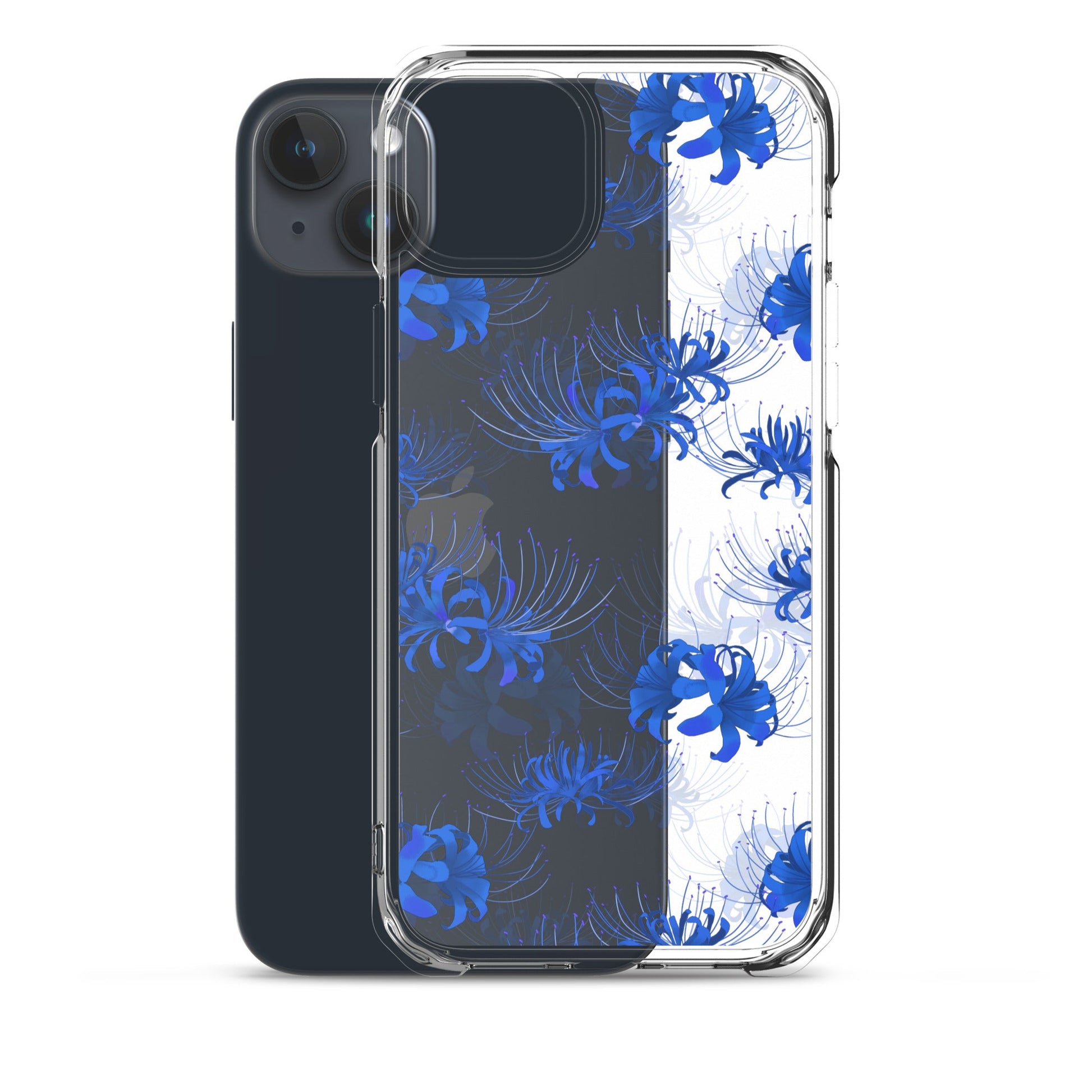 Stylish Higanbana iPhone® Clear Case offers sleek protection against scratches and dirt, featuring a flexible design.