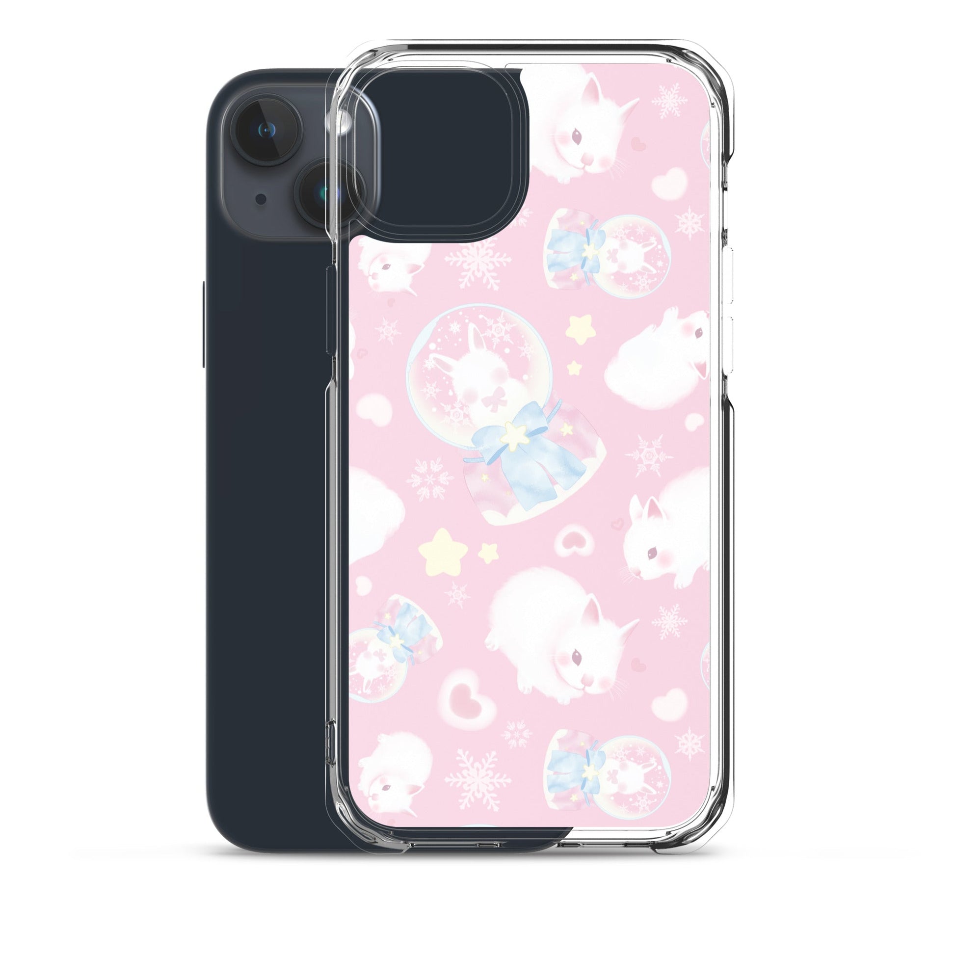 Protect your iPhone® with the Snow Bunny iPhone® Clear Case, featuring adorable bunny designs and durable protection.