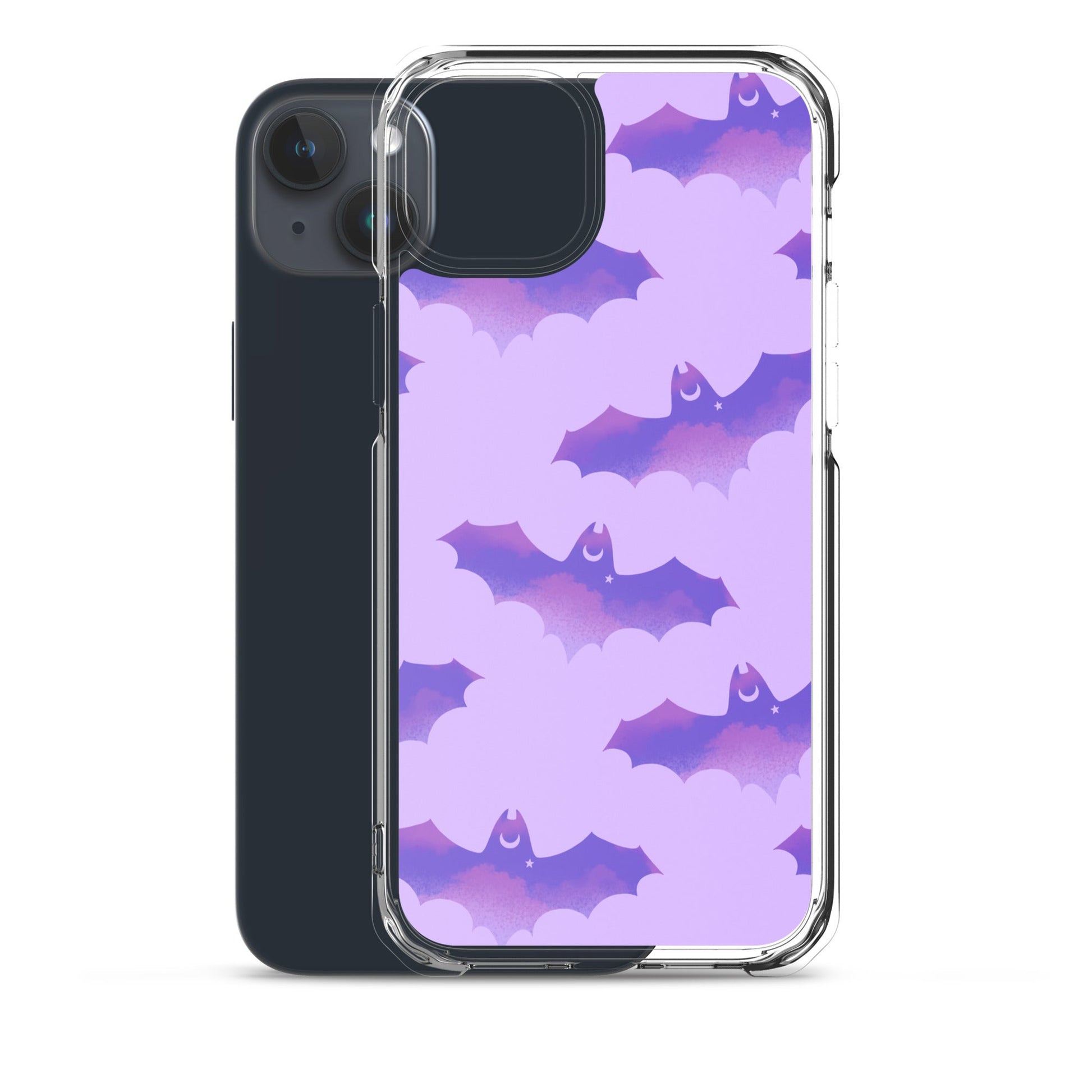 Protect your iPhone® in style with the Morrigan iPhone® Clear Case, featuring a sleek design and flexible sides.