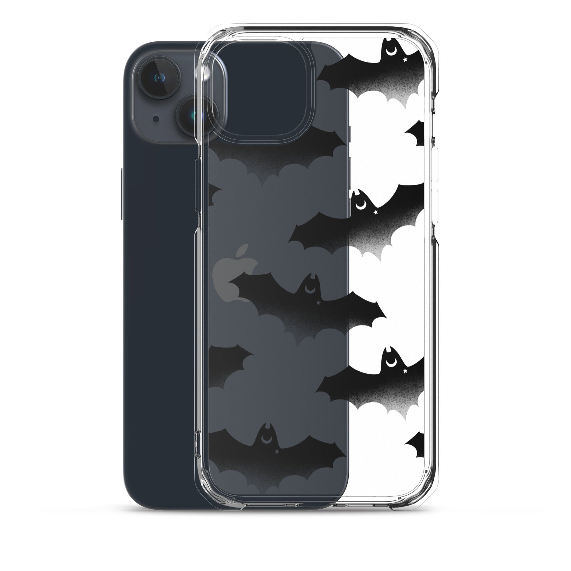 Morrigan iPhone® Clear Case features flexible sides and a solid back, offering stylish protection against daily wear.
