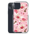 Stylish Sugar Sweetheart iPhone® Clear Case featuring a cute design, offering protection from scratches and dirt.
