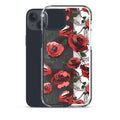 Protect your phone stylishly with the Enchanted Rose iPhone® Clear Case (Transparent), featuring floral elegance.