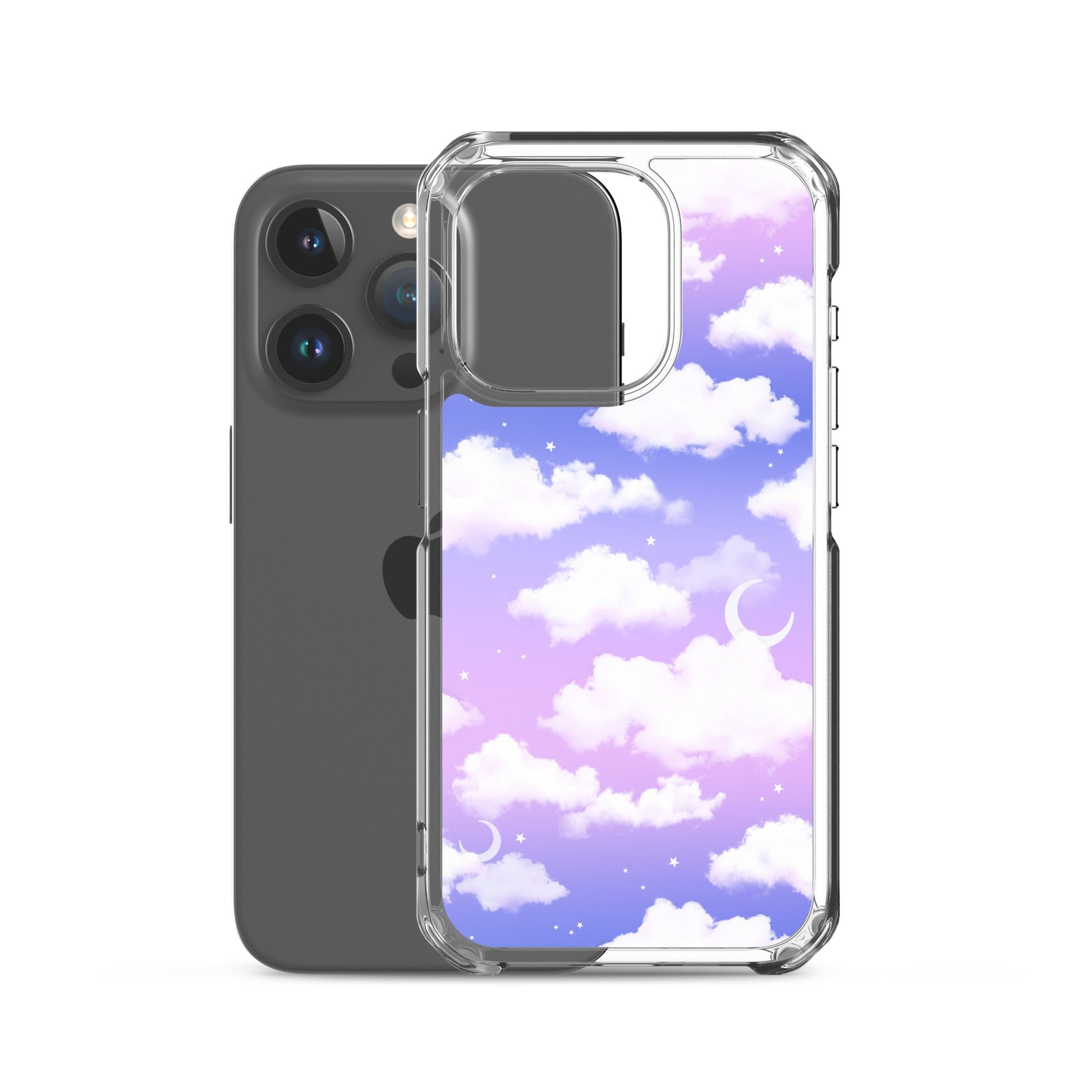 Cloudy Sky iPhone® Clear Case offers stylish protection with a dreamy cloud design and flexible, durable material.