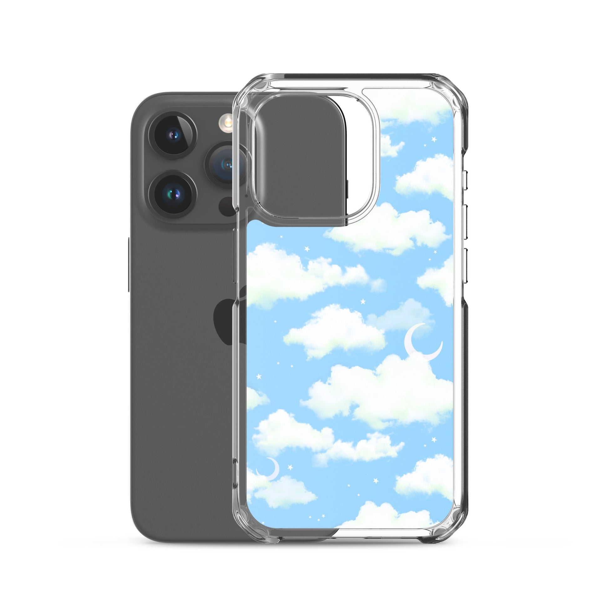 Sleek Cloudy Sky iPhone® Clear Case showcases a dreamy design while protecting against scratches and dirt.