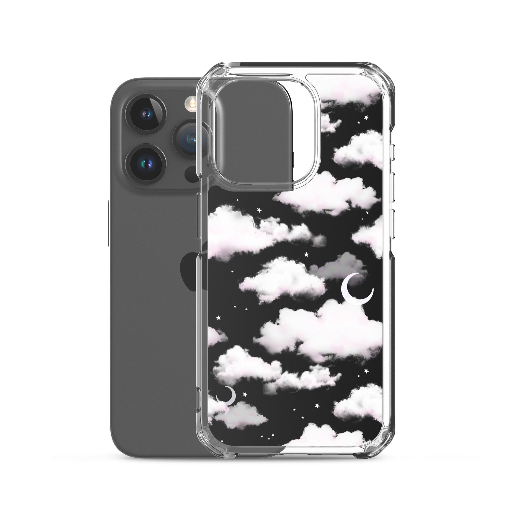Sleek Cloudy Sky iPhone® Clear Case features a protective design against scratches and dirt, perfect for everyday use.