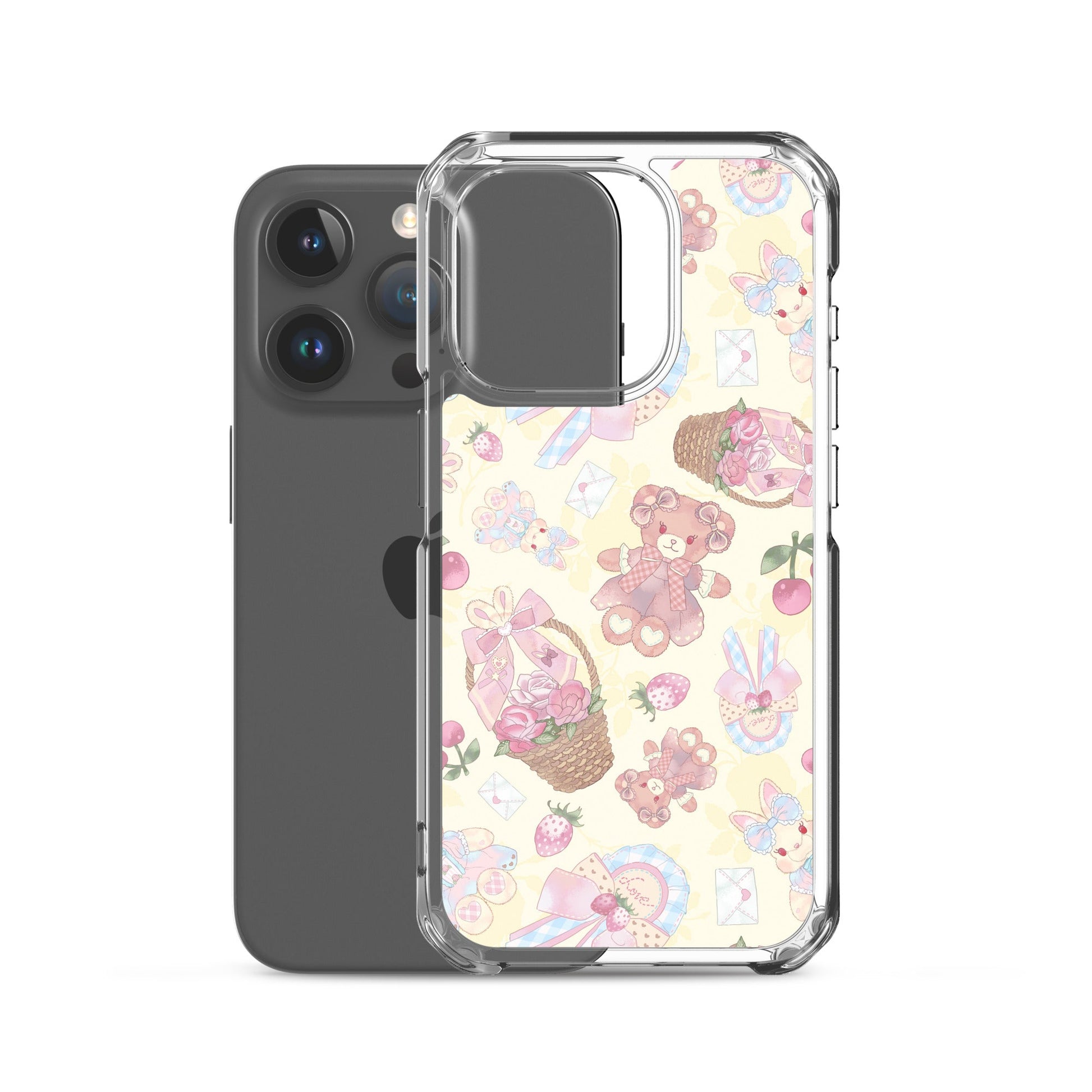Protect your iPhone® with the Sweet Teddy iPhone® Clear Case featuring adorable teddy bear designs and durable materials.