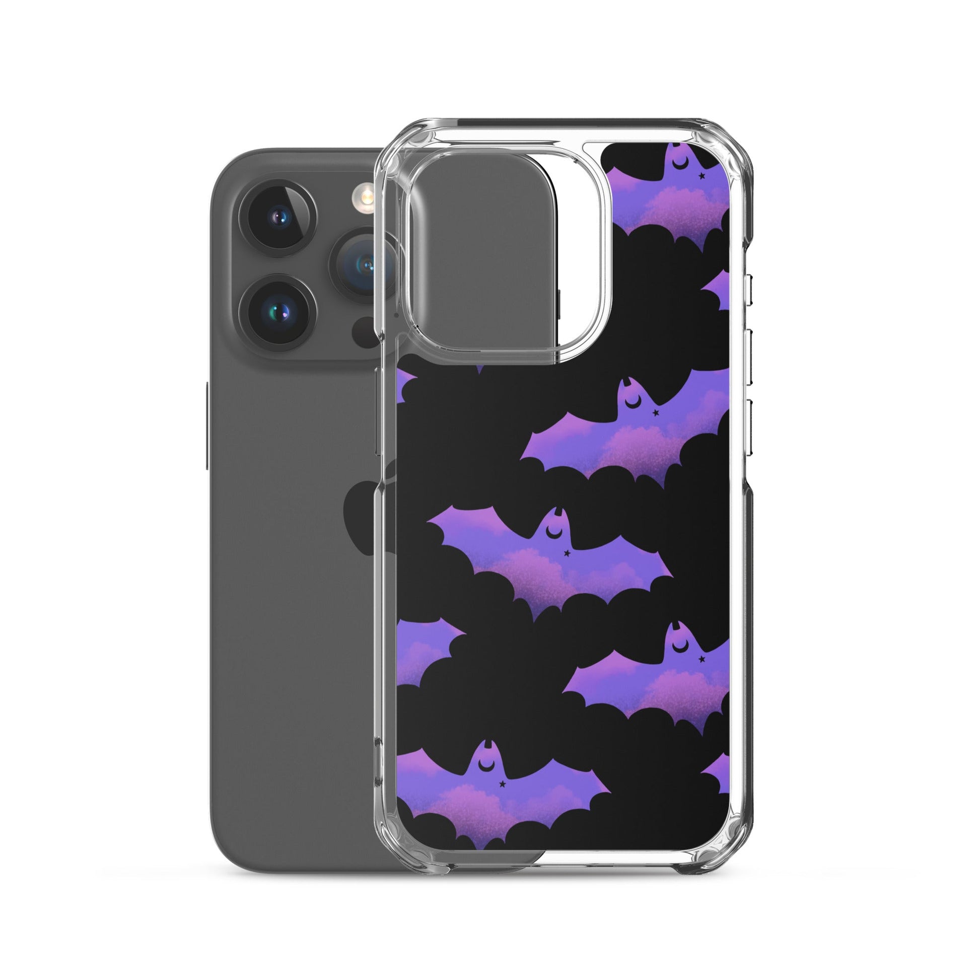 Stylish Morrigan iPhone® Clear Case offers durable protection against scratches and dirt with a flexible design.