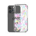 Stylish Indica Magica iPhone® Clear Case showcases vibrant designs while protecting against scratches and dirt.