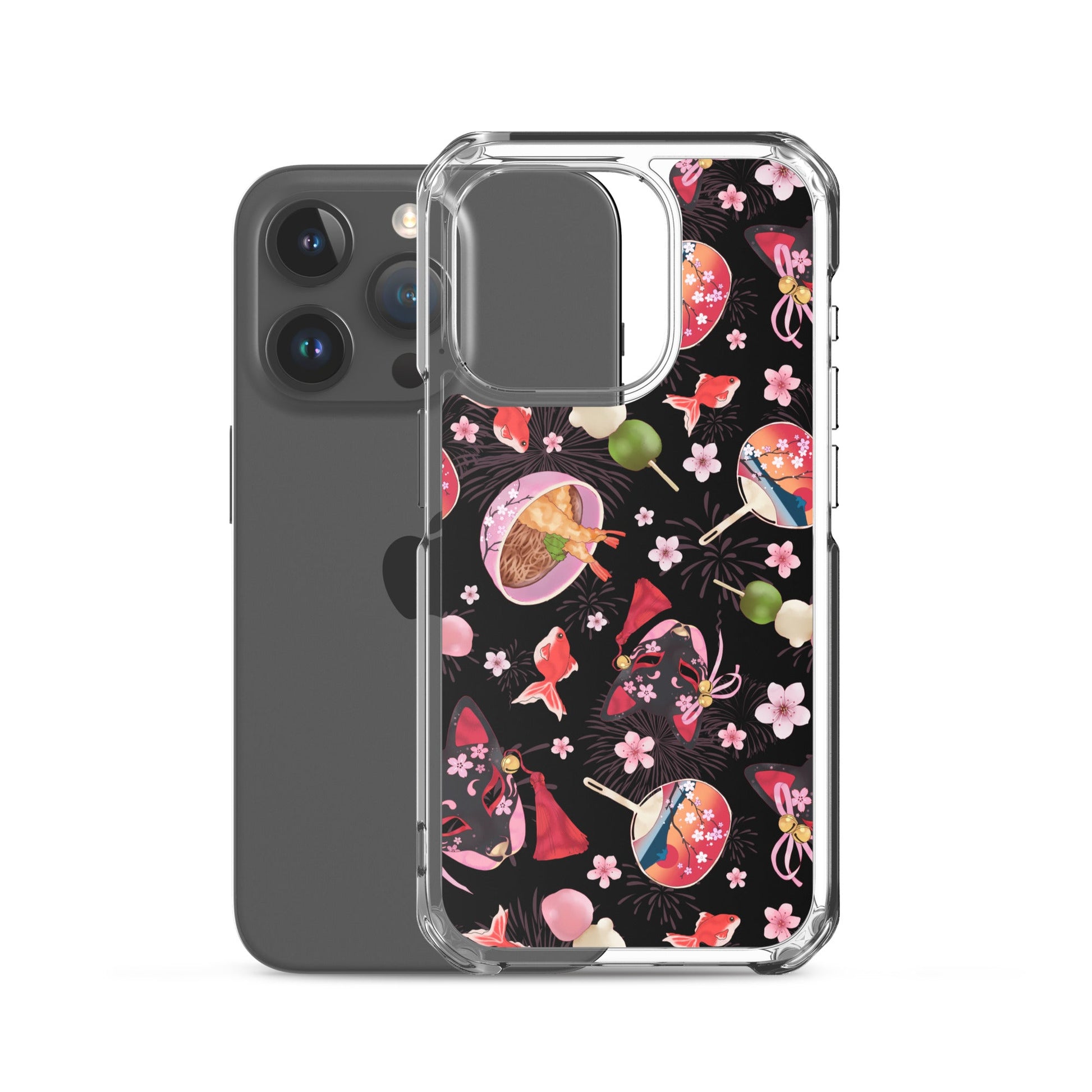 Discover the Matsuri iPhone® Clear Case, offering stylish protection with a flexible design and precise port openings.