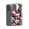 Showcasing the Sugar Sweetheart iPhone® Clear Case, designed for protection and style with a cute, colorful pattern.